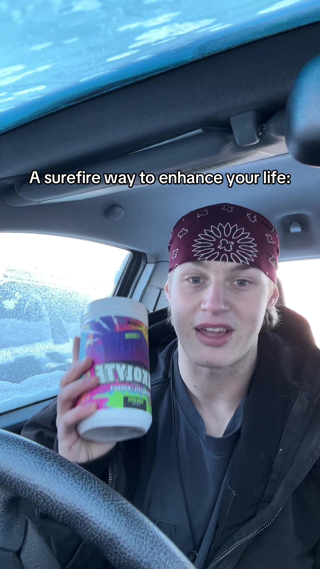 TikTok post by @lyric_hermanson for Ekkovision. Caption reads: Code LYRIC or DOUG @EKKOVISION.COM #godbless #real....