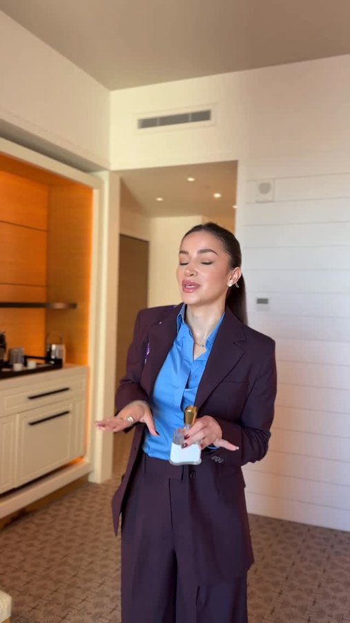 Instagram post by @thedaisysanchez for Creed Fragrance. Caption reads: Aventus for her by Creed as my wedding scent or....