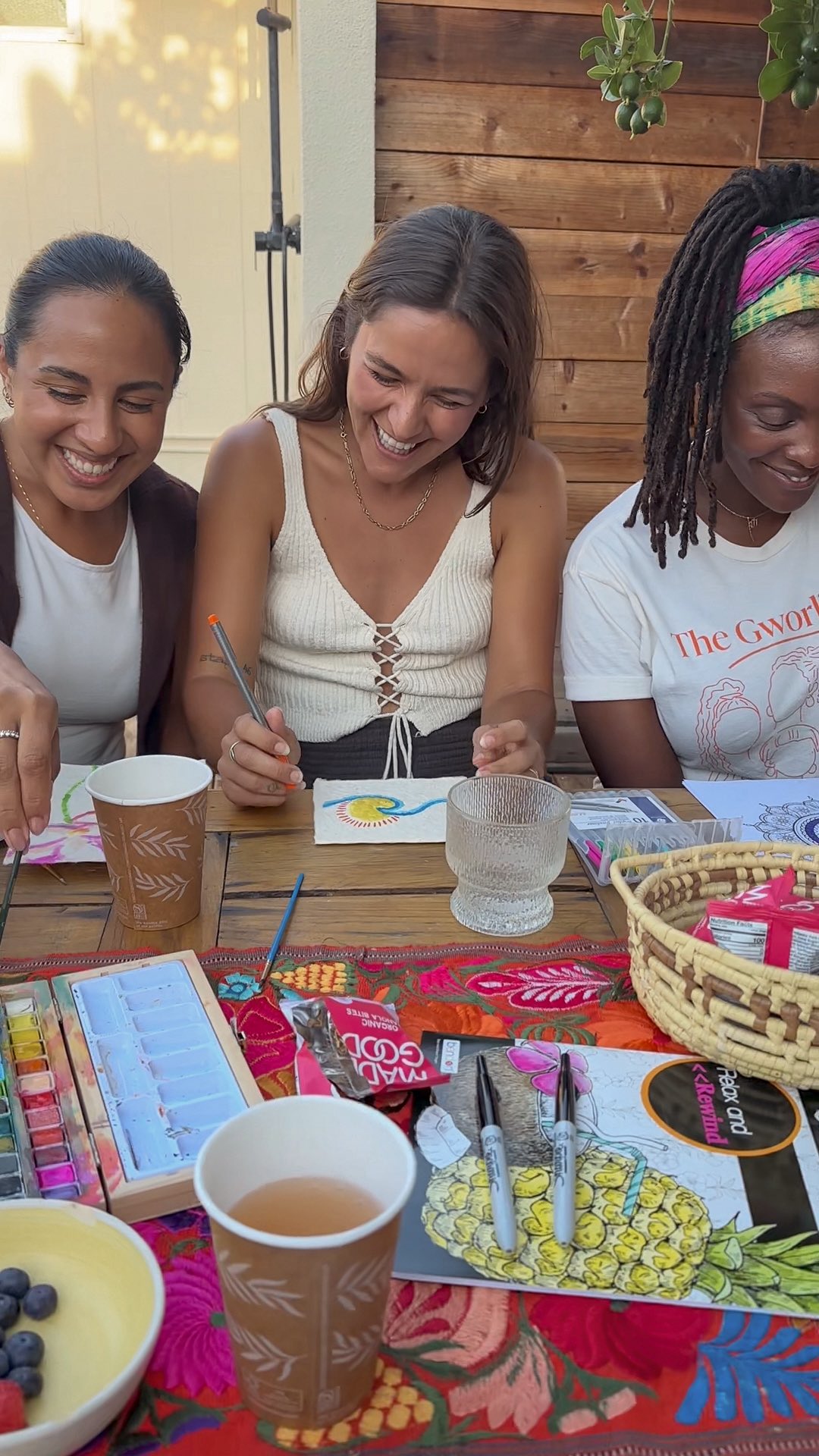 Instagram post by @relauren for MadeGood. Caption reads: craft night with @MadeGoodfoods 🎨

I can be a bit....