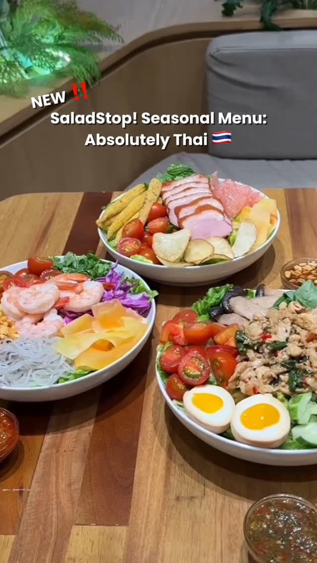 Instagram post by @jktfoodbang for SaladStop!. Caption reads: [...] saat ini jatuh kepada menu baru @saladstopid....