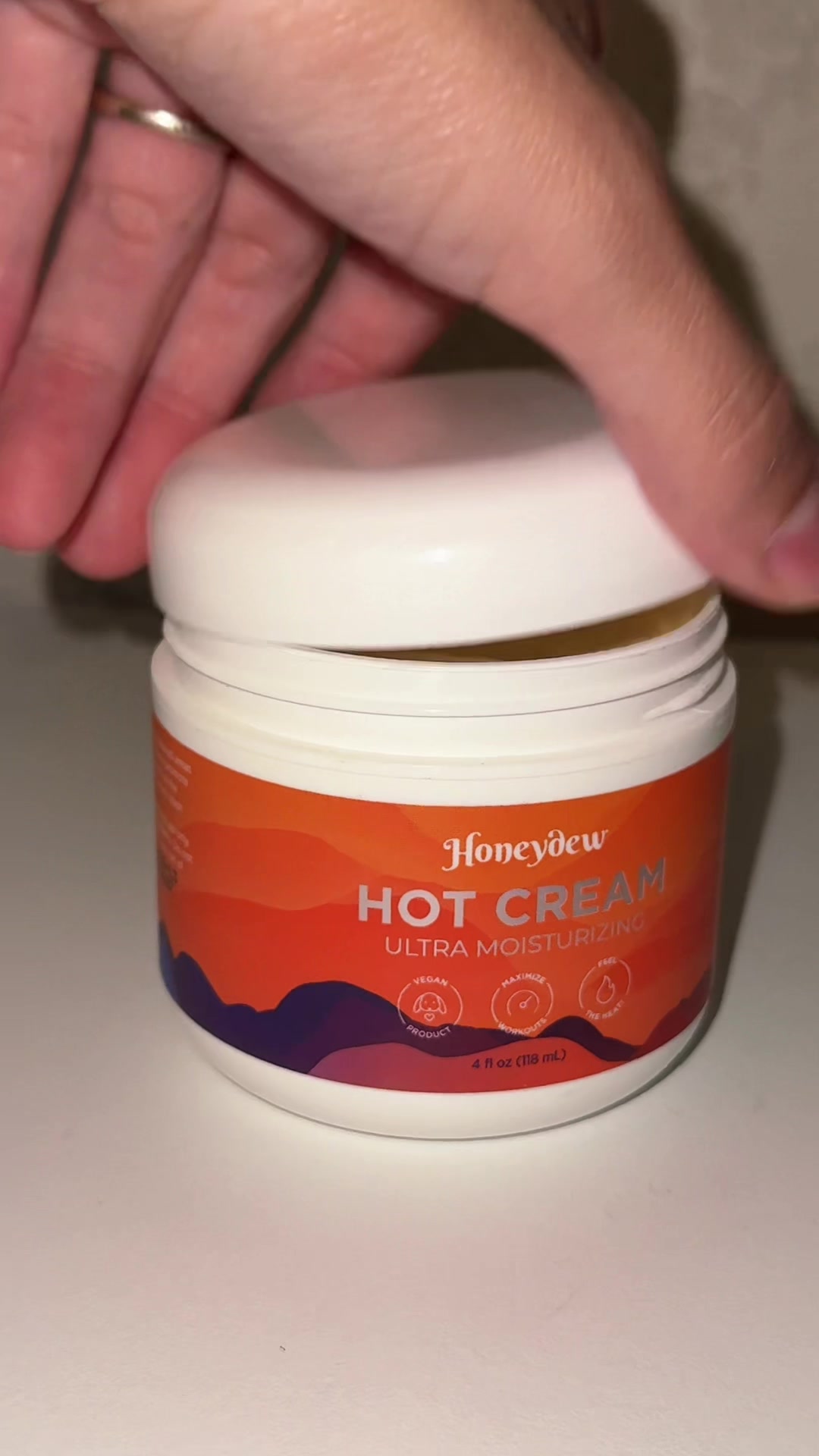 TikTok post by @cozymamalife.erica for Maple Holistics. Caption reads: [...] with the Honeydew Hot Cream from @Maple....