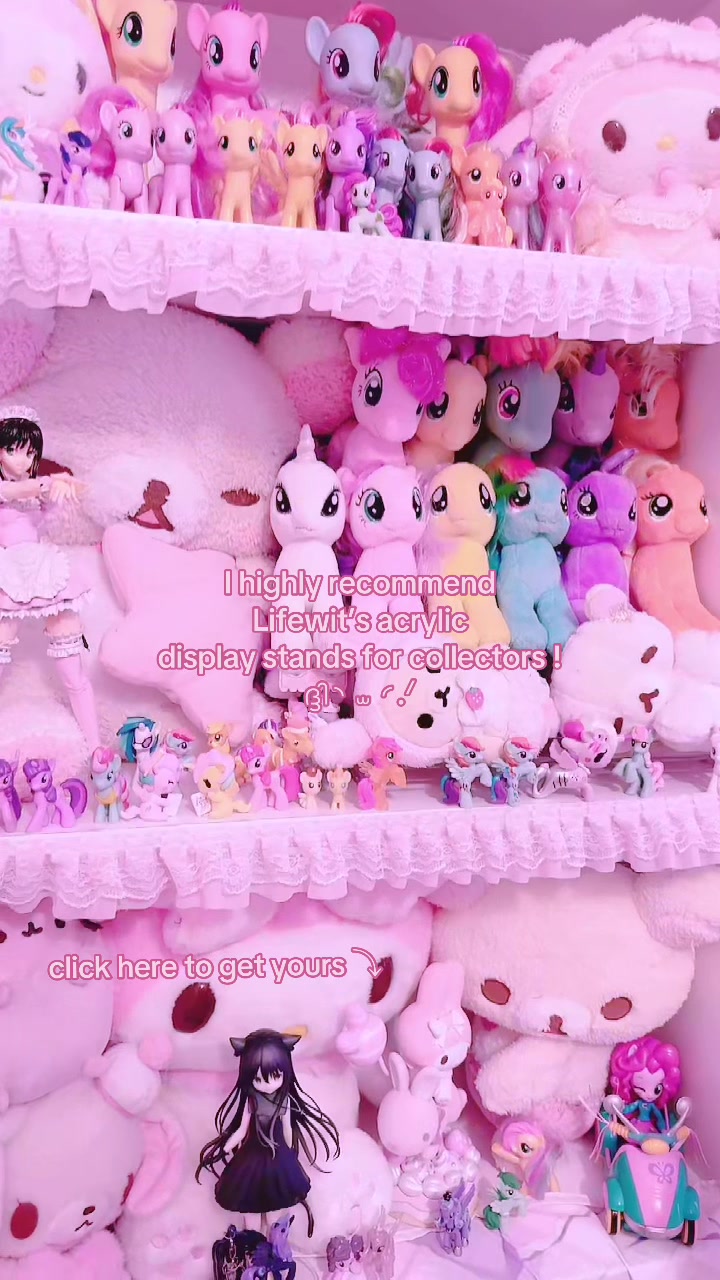 TikTok post by @dollenea for Lifewit. Caption reads: Thank you to @Lifewit ! This acrylic display is....