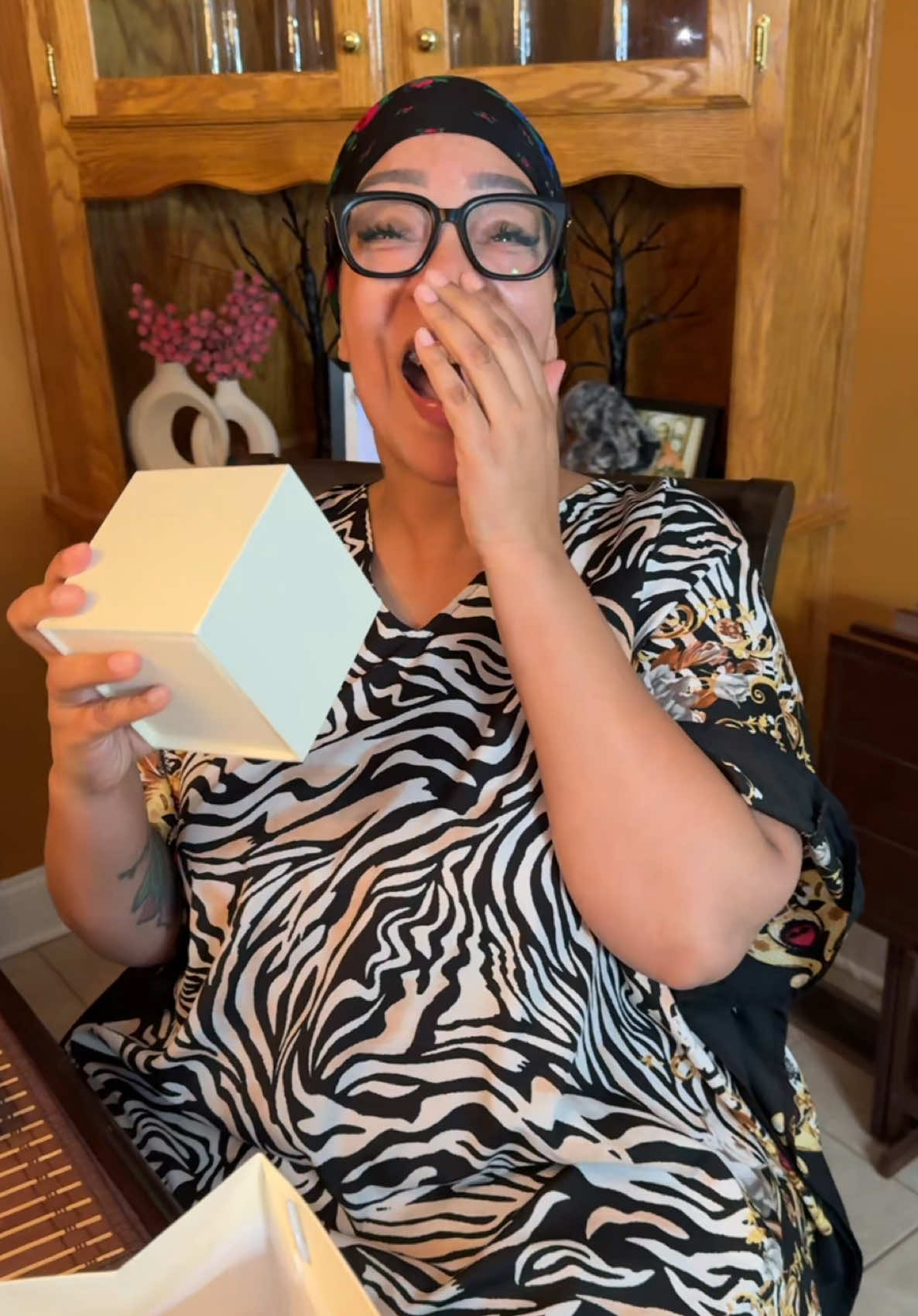 TikTok post by @k.lala104 for Vidawheel Jewelry. Caption reads: My son bought me a gift I already....