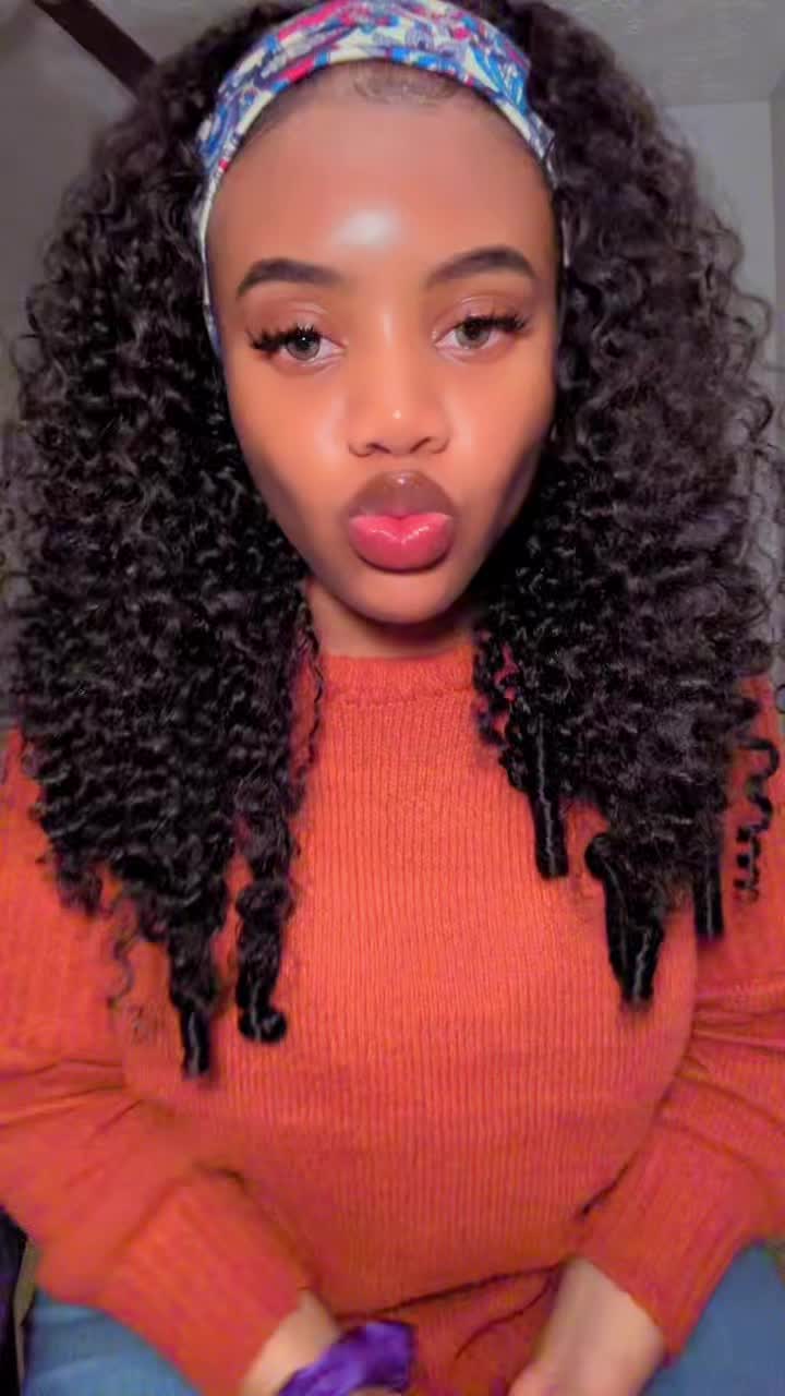 TikTok post by @rae.and.bae for Sterly Hair Shop. Caption reads: This is a perfect half wig so beautiful....