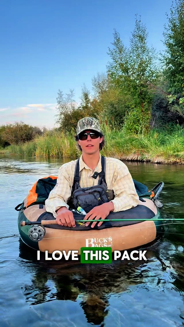 Instagram post by @picabo_angler for Patagonia. Caption reads: @steezlee Loves his @patagonia_flyfish 5L Stealth....