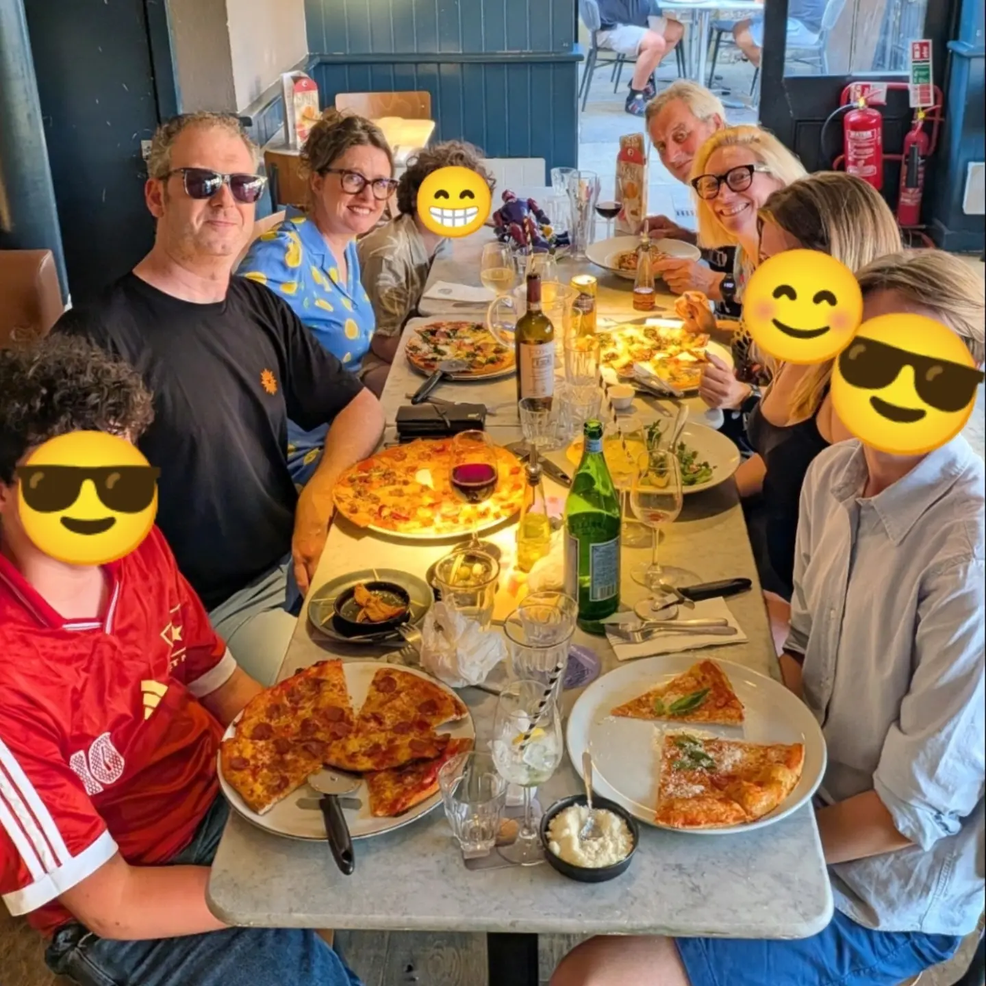 Instagram post by @scummymummies for PizzaExpress. Caption reads: [...] Bloody Heat. Thank you for having us....