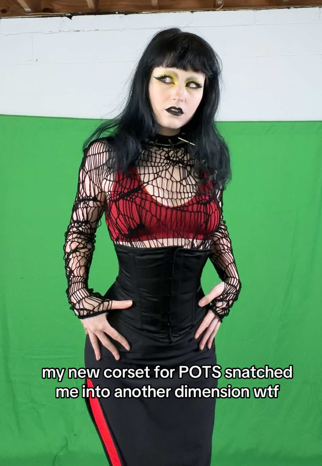 TikTok post by @sussysphinx for True Corset. Caption reads: i’ve wanted a true corset for AGES because they’re....