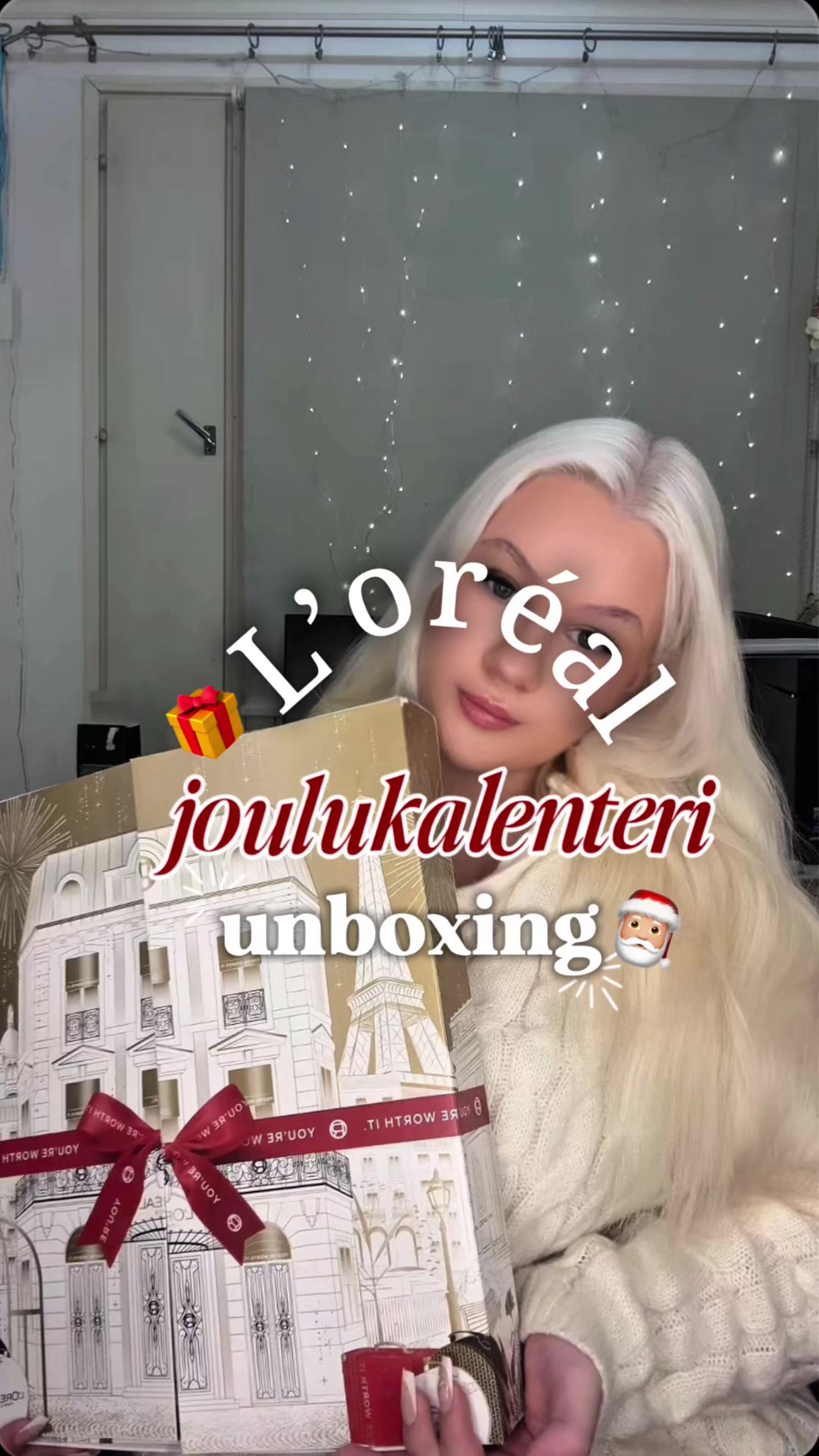 TikTok post by @miltsusaana for Brandheroes. Caption reads: [...] 2025 unboxing❤️ SPOILER ALERT PR Gift....