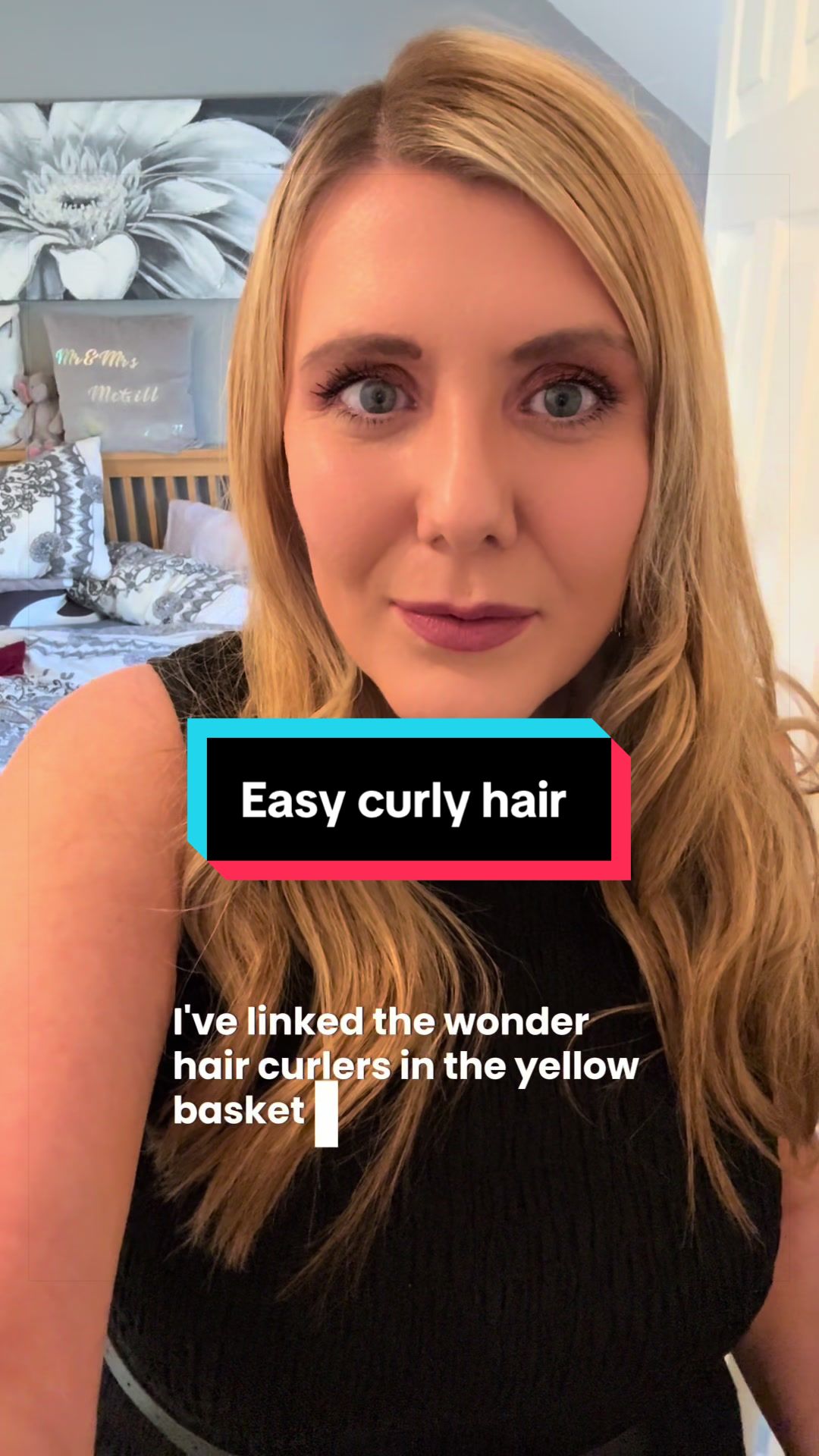 TikTok post by @teemcgill28 for Landot Beauty. Caption reads: Straight, curl, flip — all with ONE tool. No....