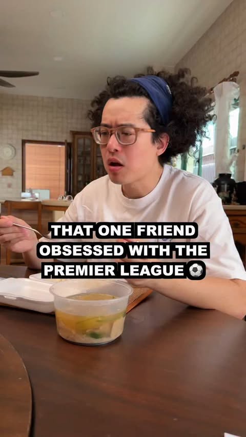 Instagram post by @the.smiling.afro for Premier League. Caption reads: That one guy who can watch Premier League content....