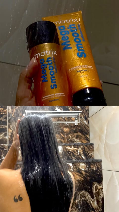 Instagram post by @___its_n__ for Matrix. Caption reads: [...] My hairstylist knew exactly what my hair....