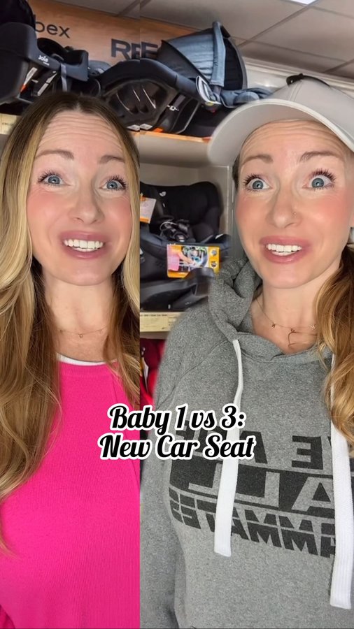 Instagram post by @reallifemomandwife for Safety 1st. Caption reads: The @safety_1st Turn and Go 360° checks almost....