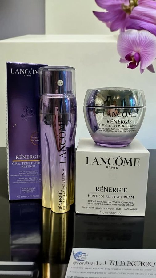 Instagram post by @suzi_m03 for WPP. Caption reads: 💜 Instant Love: My New Lancôme
Renergie Obsession....
