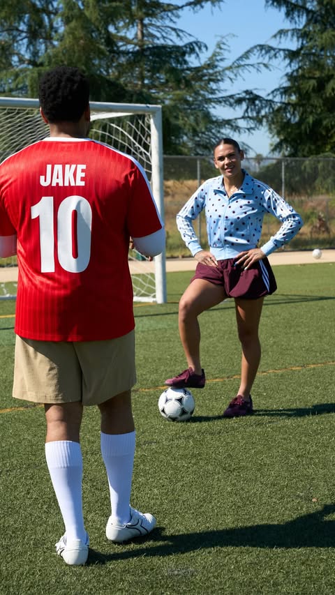 Instagram post by @trinity_rodman for State Farm. Caption reads: [...] after your next goal? @trinity_rodman....