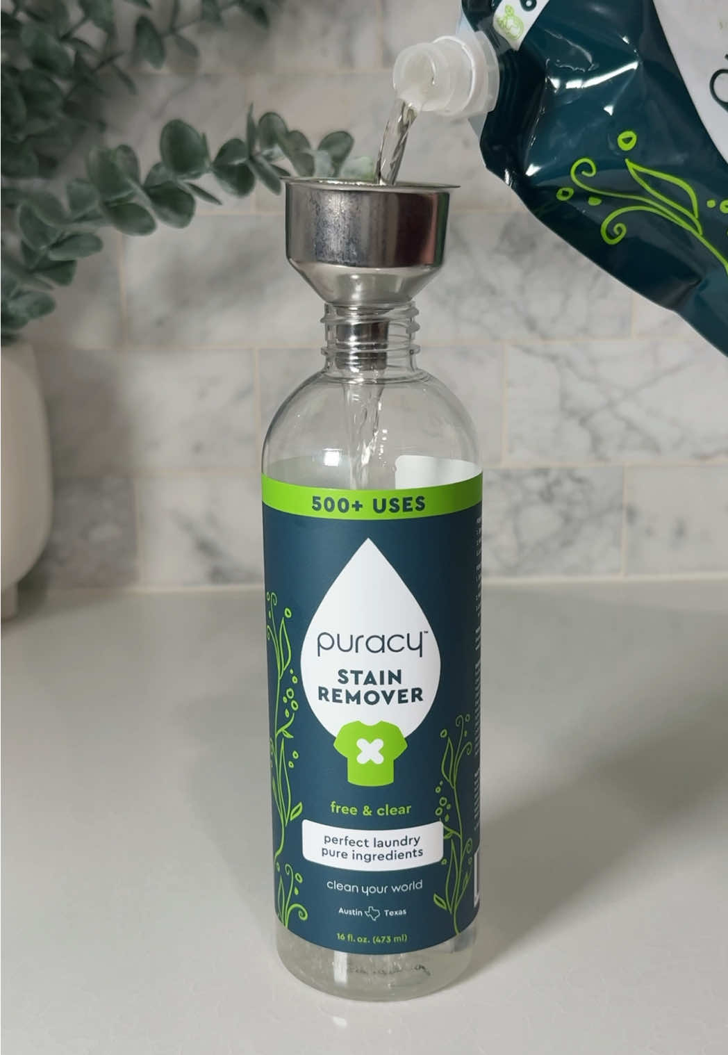 TikTok post by @kellie_atkinson for Puracy. Caption reads: [...] just in time for back to school 🚌📚☺️ ....