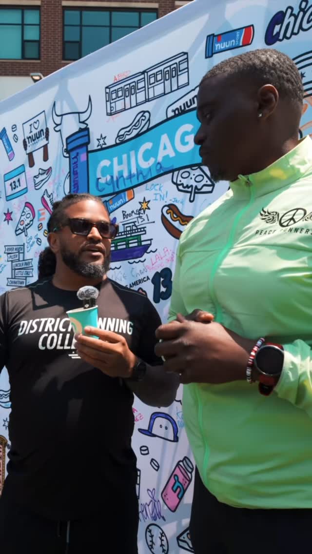 Instagram post by @marsgreen for Nuun Hydration. Caption reads: Beyond the Miles: A Powerful Conversation with....