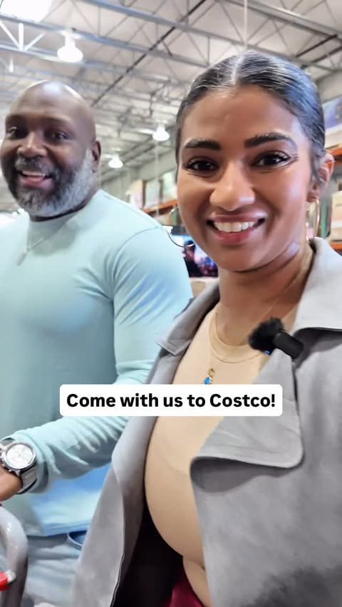 Instagram post by @mzkora for Oats Overnight. Caption reads: When Costco is shoulder-to-shoulder so you....