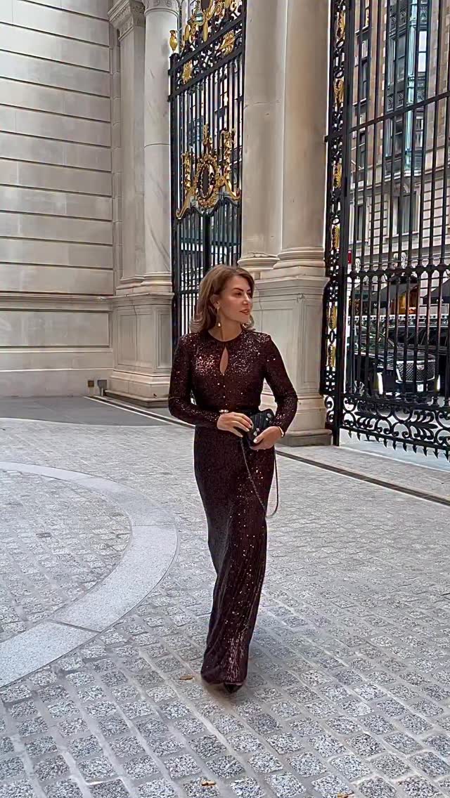 Instagram post by @olgaferrara_ny for The Palm Beaches. Caption reads: Last night, I attended a beautiful event with....