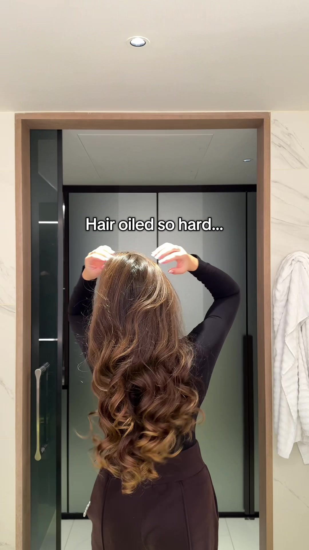 TikTok post by @fleureleanorgreen for Nature Spell. Caption reads: [...] my haircare advice seriously because it....