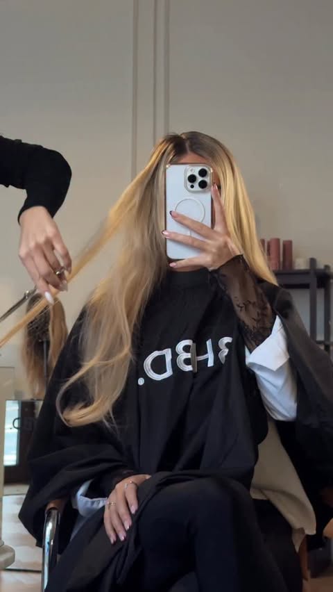 Instagram post by @maritaystevik for BHBD. Caption reads: so happy with my new hair from @bhbd ♡
they used....