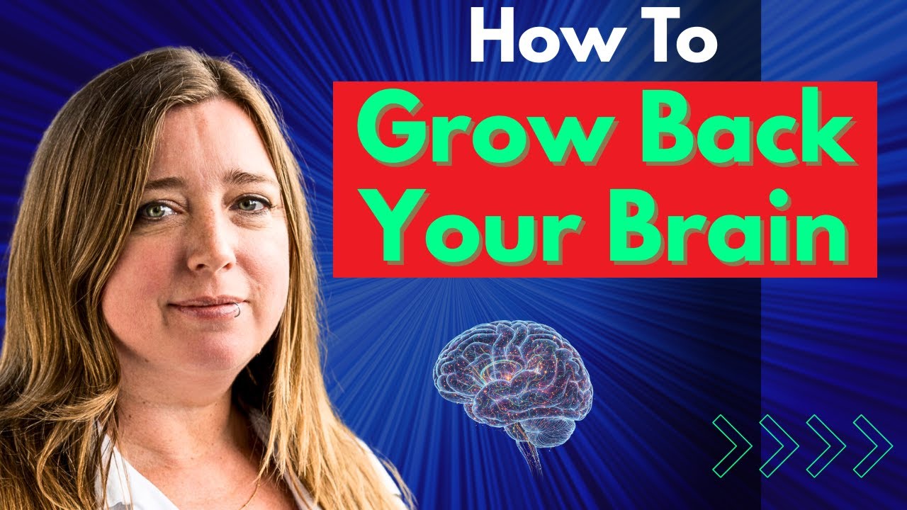 YouTube post by @ModernHealthspan for Renue By Science. Caption reads: How to Literally Grow Back Your Brain | Dr....