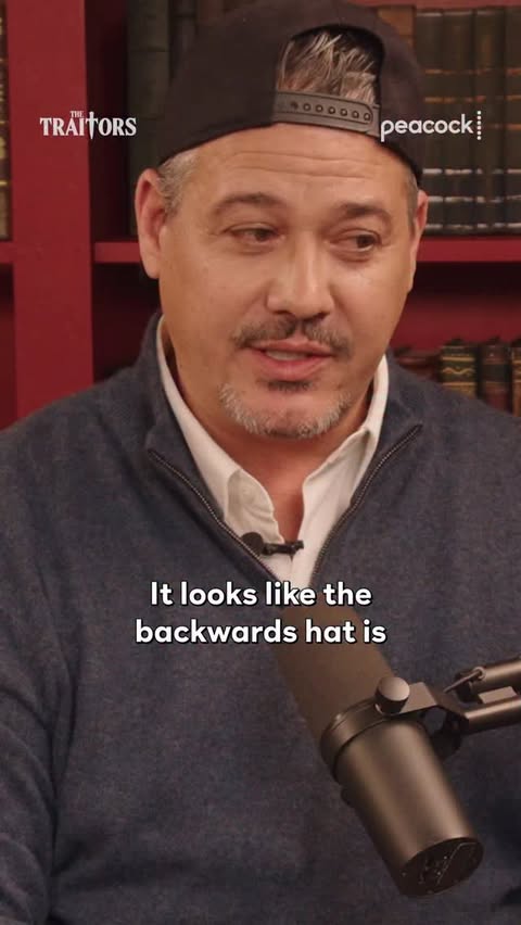 Instagram post by @bobthedragqueen for Peacock. Caption reads: [...] new episode of The #TraitorsPodcast on....