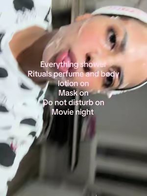 TikTok post by @marwitaaaaaaaaaa for Rituals. Caption reads: @Rituals 😴 #donotdisturb #cleantok #girlsnight....
