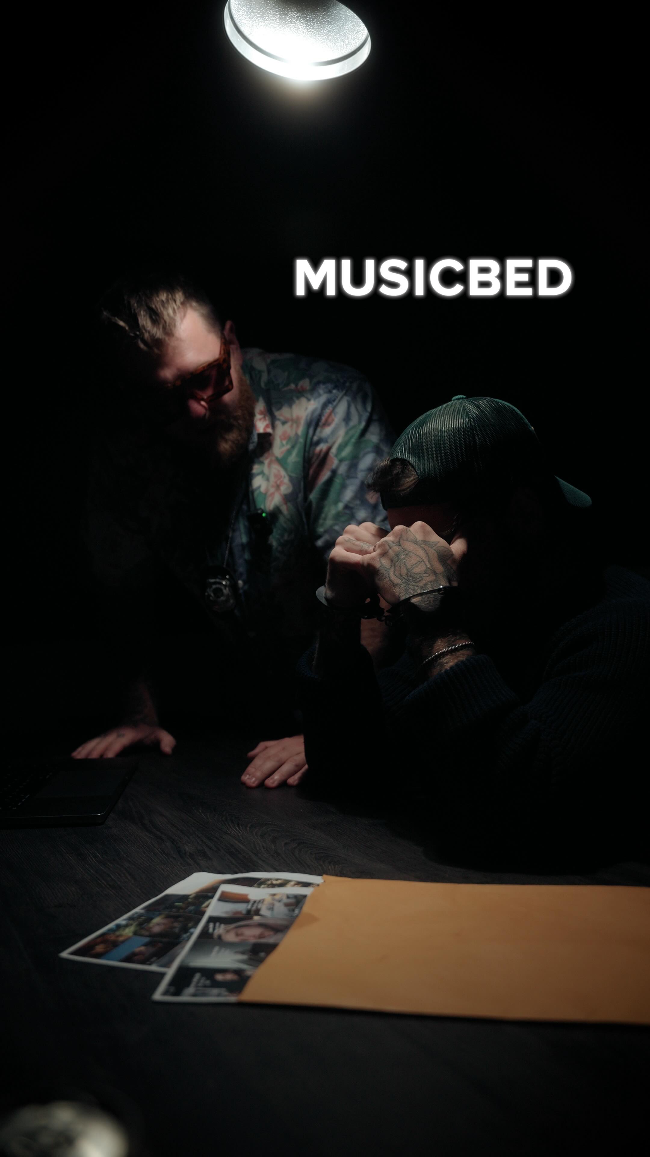 Instagram post by @hfxdrifter for Musicbed. Caption reads: Be better than me… Don’t get caught using generic....