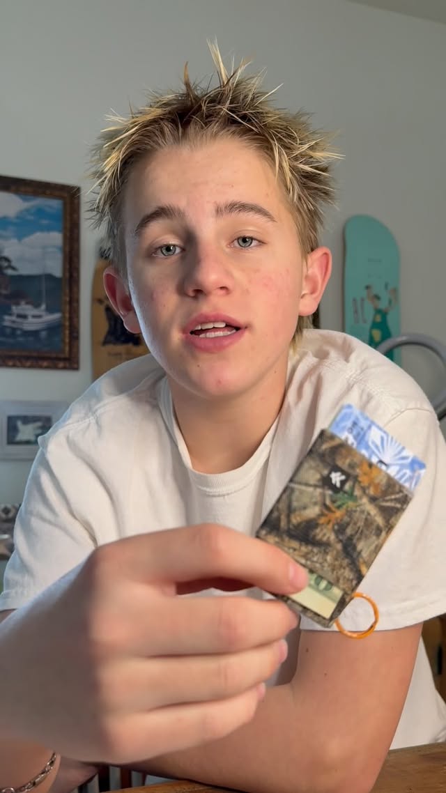 Instagram post by @carter_metcalfe_mtb for Thread Wallets. Caption reads: Thank you for @carryon_ut signing up as a sponsor....