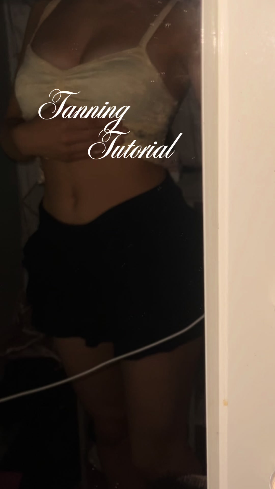 TikTok post by @remmiea for Bondisands. Caption reads: [...] tan ✨@Bondi Sands #foryou #tanning....