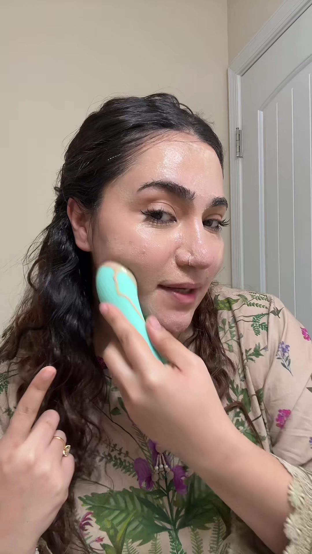 TikTok post by @homeofbehishta for Pritech US. Caption reads: @Pritech-US #pritechus #pritechcleansingbrush....