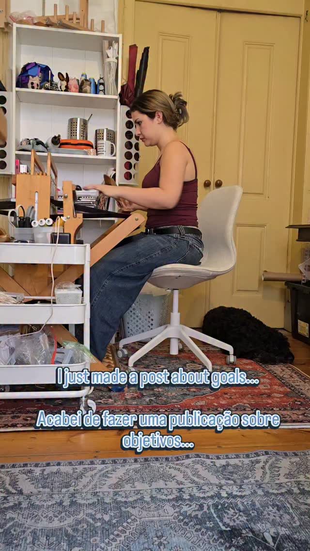 Instagram post by @eweniqueastrid for Outschool. Caption reads: [...] I'm working hard 🫠🇵🇹 My teacher on....