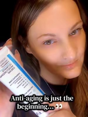 TikTok post by @couchboundrealitytv for NIDA Official. Caption reads: Anti-aging… but she’s definitely a multitasker.....