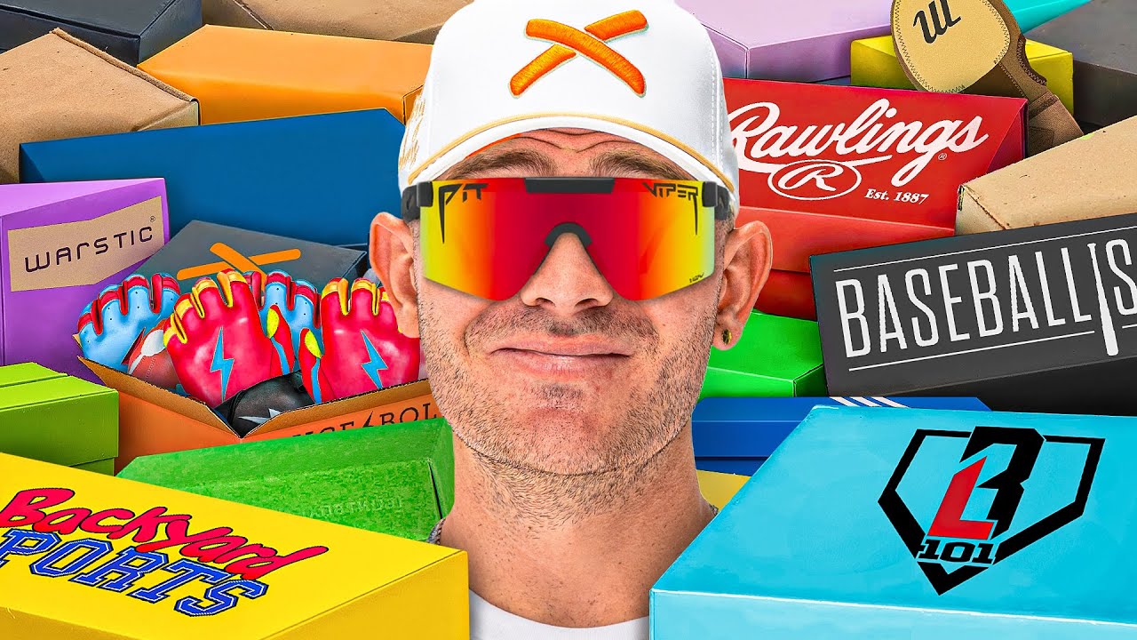 YouTube post by @AidenMcIntyreBaseball for Plate Crate. Caption reads: 72 Christmas Gifts Baseball Players Actually Want.