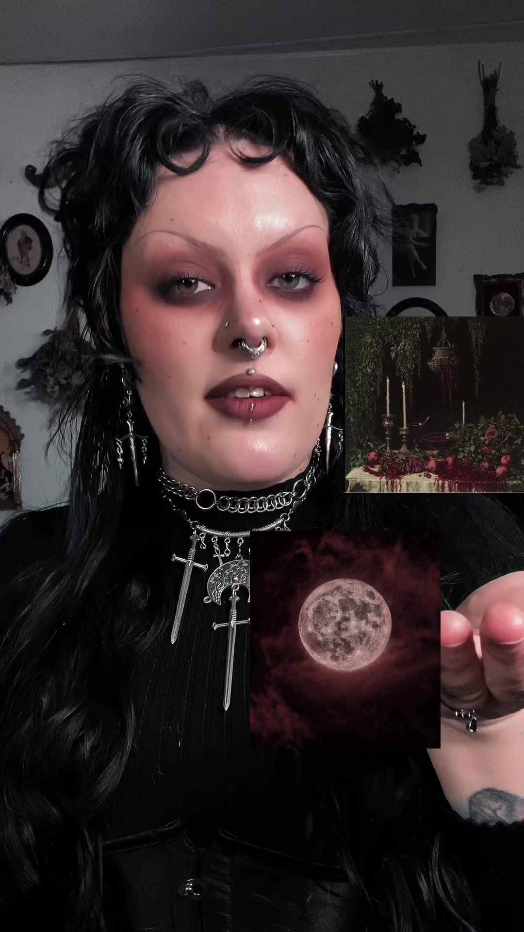 TikTok post by @mercer__vale for Fulton & Roark. Caption reads: [...] babe you are all spooky season @Fulton &....