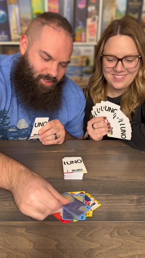 Instagram post by @games.4two for Unobravo. Caption reads: The art of winning....obsessed with the new @uno....