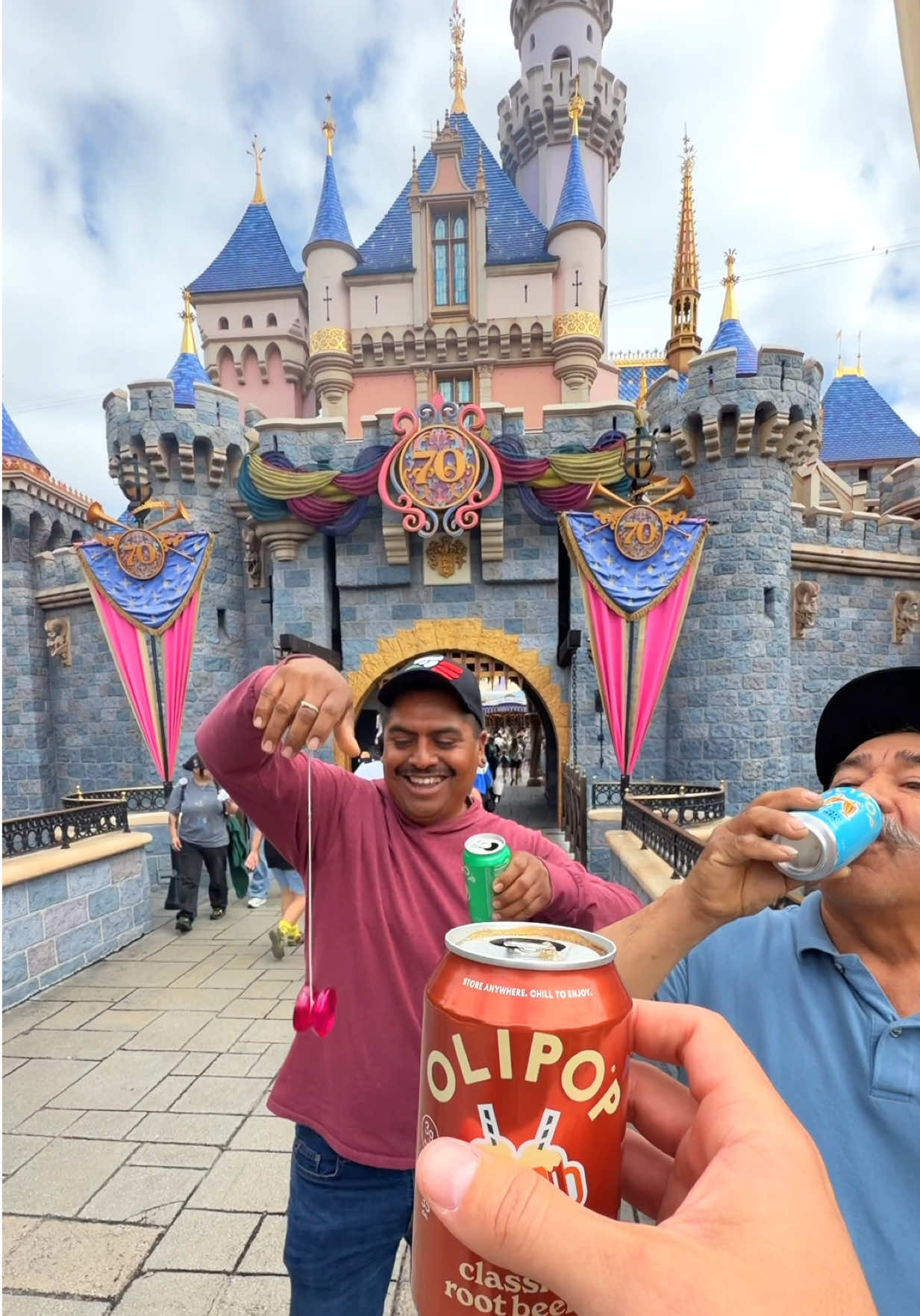 TikTok post by @jimmydarts for OLIPOP. Caption reads: [...] you guys ready to have fun again?”🎢 ❤️....