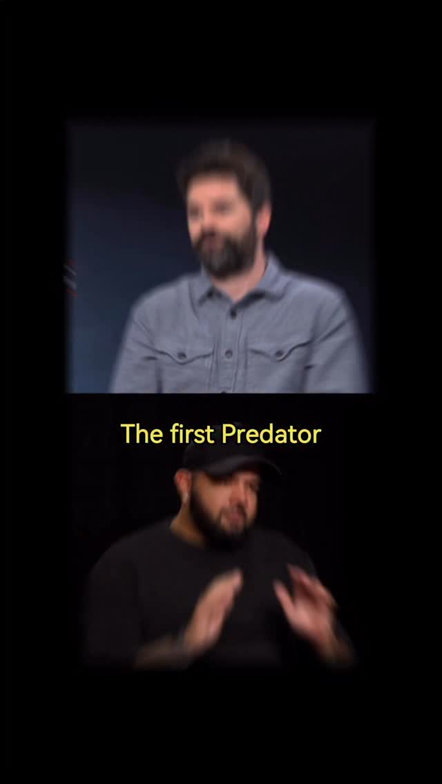 Instagram post by @lucaspelizaro for 20th Century Studios. Caption reads: Director from Predator Badlands reflects on the....