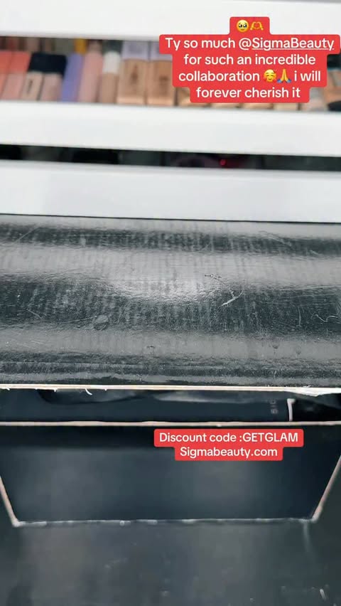 Instagram post by @get_glam_with_sadaf for Sigma Beauty. Caption reads: 🥹🫶
Ty so much @sigmabeauty 
for such an....