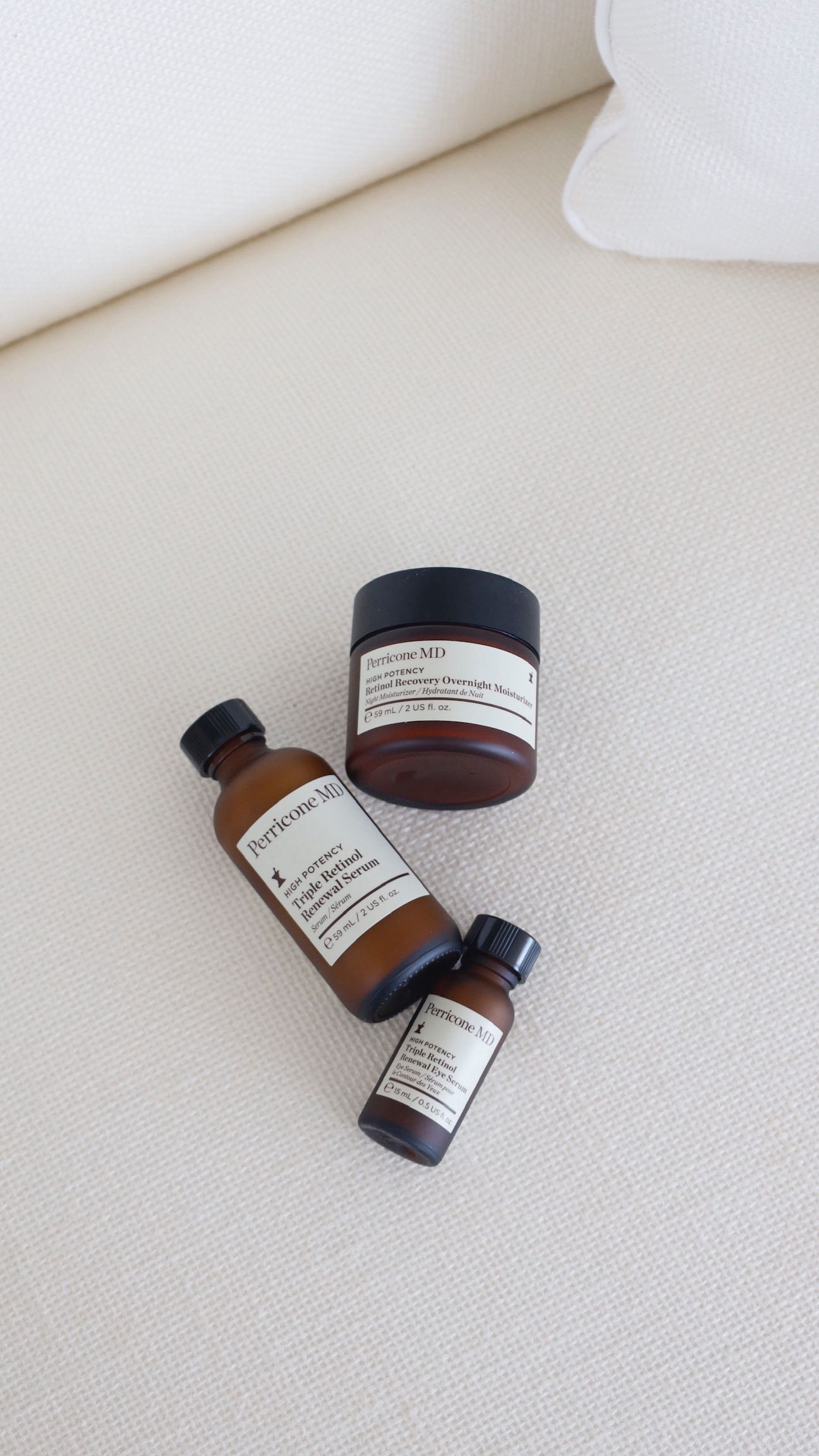 Instagram post by @sandralenasilverman for Perricone MD. Caption reads: Big thank you to @perriconemd for sending over....