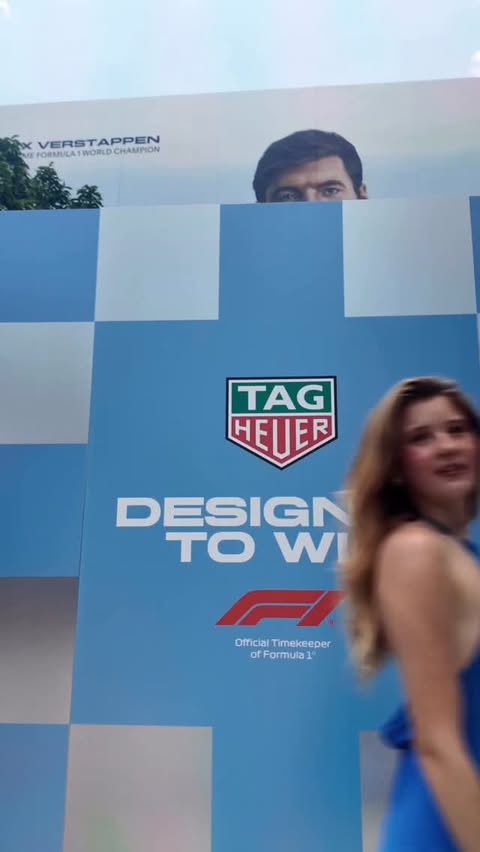 Instagram post by @mia.onthegrid for TAG Heuer. Caption reads: Since 1969, @tagheuer has been woven into the....