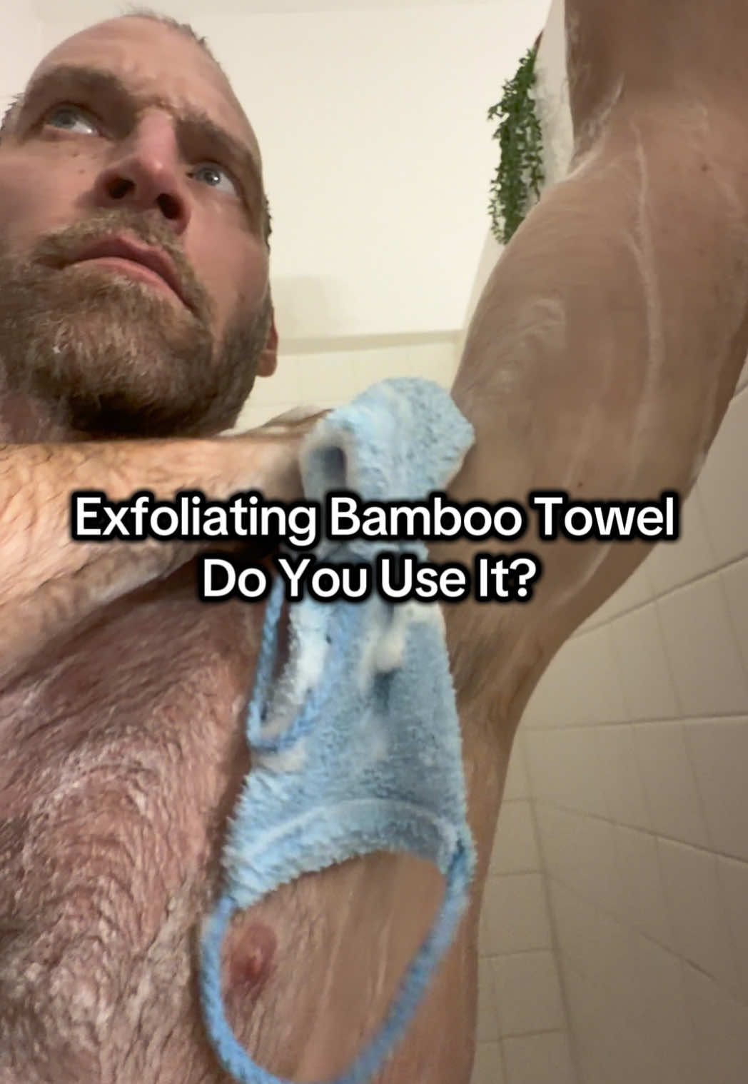 TikTok post by @charlesugc1 for Palimder. Caption reads: [...] Fiber Towel! Tell me how you like....
