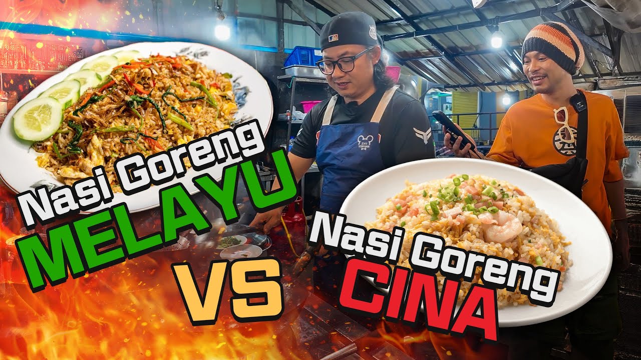 YouTube post by @namewee for OpenSea. Caption reads: Malay chef cook “Chinese fried....