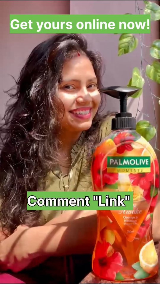 Instagram post by @rajni_solanki21 for Palmolive. Caption reads: I noticed Palak using Palmolive Morning Awake....