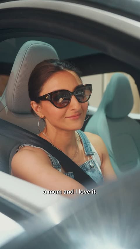 Instagram post by @sakpataudi for Volvo Cars. Caption reads: My life doesn't come with just one role. And....