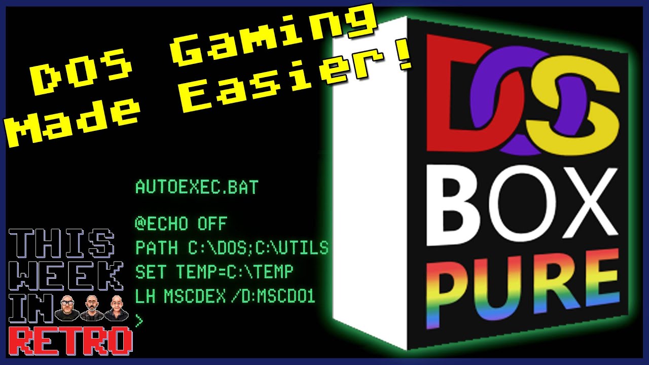 YouTube post by @ThisWeekinRetro for Podbean. Caption reads: Were We Wrong About DOS Gaming? - This Week In....