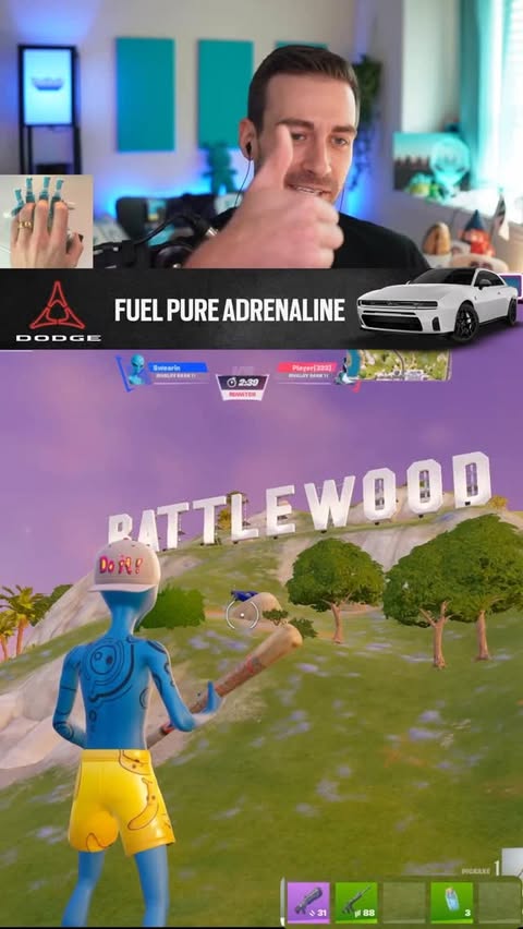 Instagram post by @swearintv for Dodge. Caption reads: [...] TY for sponsoring yesterday’s stream....