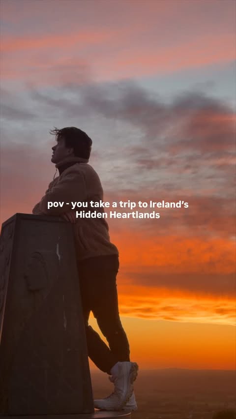 Instagram post by @kevin_penrose_ for Discover Ireland. Caption reads: [...] Head to my highlights to see more!....