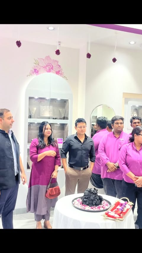 Instagram post by @prowtima_bannerjee for CaratLane. Caption reads: *CaratLane Opens Its First Store in Sri Vijaya....