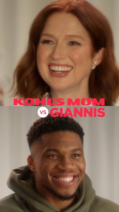 Instagram post by @giannis_an34 for Kohl's. Caption reads: Who do you think has the best ribbon game? 🎁🤩 Me....